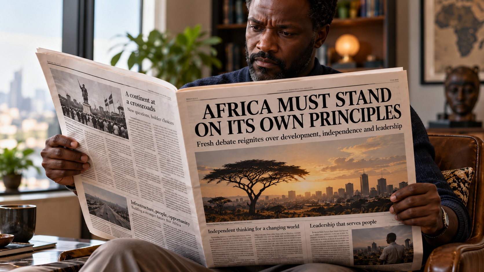 AFRICA MUST STAND ON ITS OWN PRINCIPLES